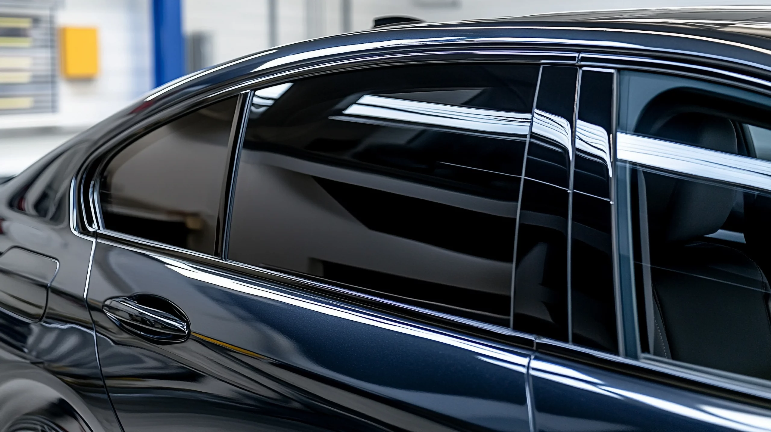 Qualitätskontrolle nach der Scheibentönung